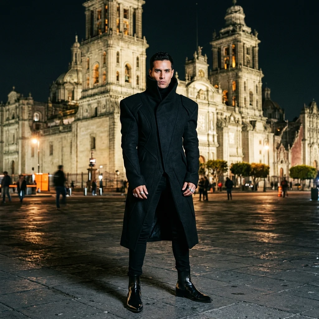 Estilo Dramático — Zócalo de noche, Ciudad de México